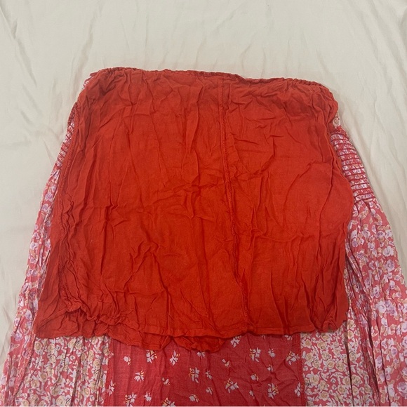 Free People Cherry Hearts Kaia Set Red Orange Large - Picture 4 of 9